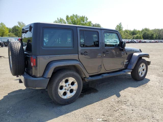 1C4HJWEG2EL283399 - 2014 JEEP WRANGLER UNLIMITED SAHARA GRAY photo 3
