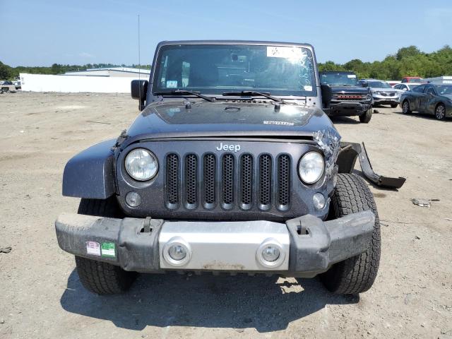 1C4HJWEG2EL283399 - 2014 JEEP WRANGLER UNLIMITED SAHARA GRAY photo 5
