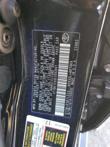 4T1BK1EB9EU093941 - 2014 TOYOTA AVALON BASE BLACK photo 12