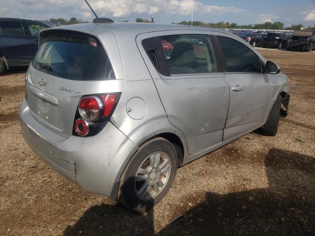 1G1JC6SH4F4220169 - 2015 CHEVROLET SONIC LT SILVER photo 3