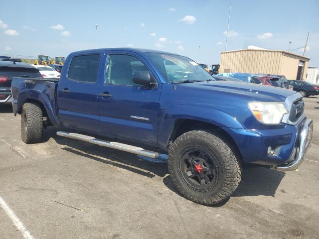 5TFJU4GNXFX076018 - 2015 TOYOTA TACOMA DOUBLE CAB PRERUNNER BLUE photo 4