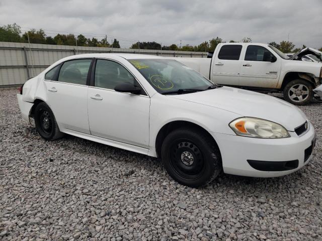 2G1WD5E3XD1261752 - 2013 CHEVROLET IMPALA POLICE WHITE photo 4