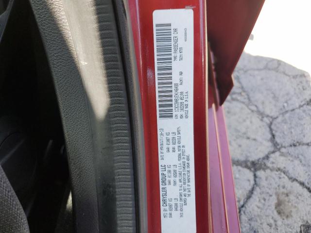 1C3CCBAB1EN146499 - 2014 CHRYSLER 200 LX RED photo 12