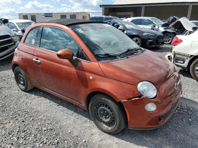 3C3CFFDR9CT223446 - 2012 FIAT 500 POP RED photo 4