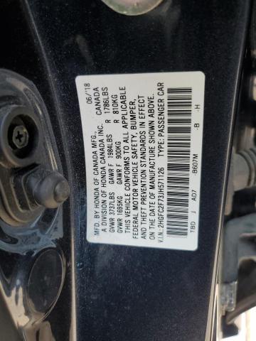 2HGFC2F73JH571126 - 2018 HONDA CIVIC EX Mavi foto 12
