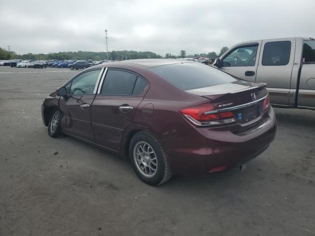 19XFB2F55DE204244 - 2013 HONDA CIVIC LX Bordo foto 2