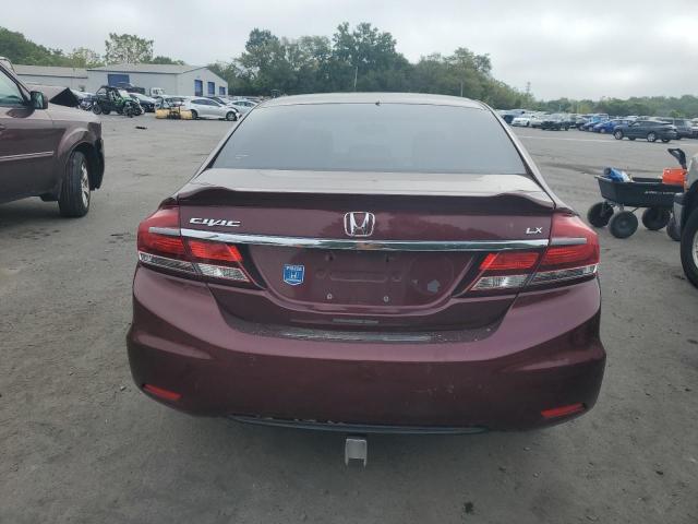 19XFB2F55DE204244 - 2013 HONDA CIVIC LX Bordo foto 6