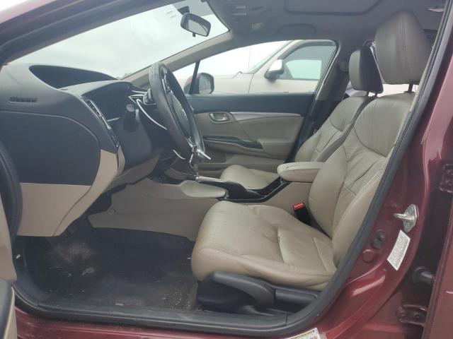 19XFB2F55DE204244 - 2013 HONDA CIVIC LX Bordo foto 7