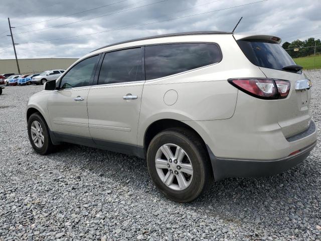 1GNKRJKD8DJ209661 - 2013 CHEVROLET TRAVERSE LT TAN photo 2