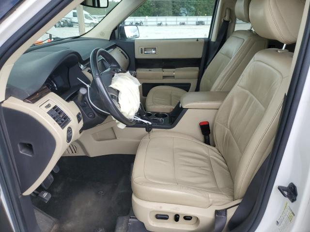 2FMGK5C87DBD14574 - 2013 FORD FLEX SEL WHITE photo 7