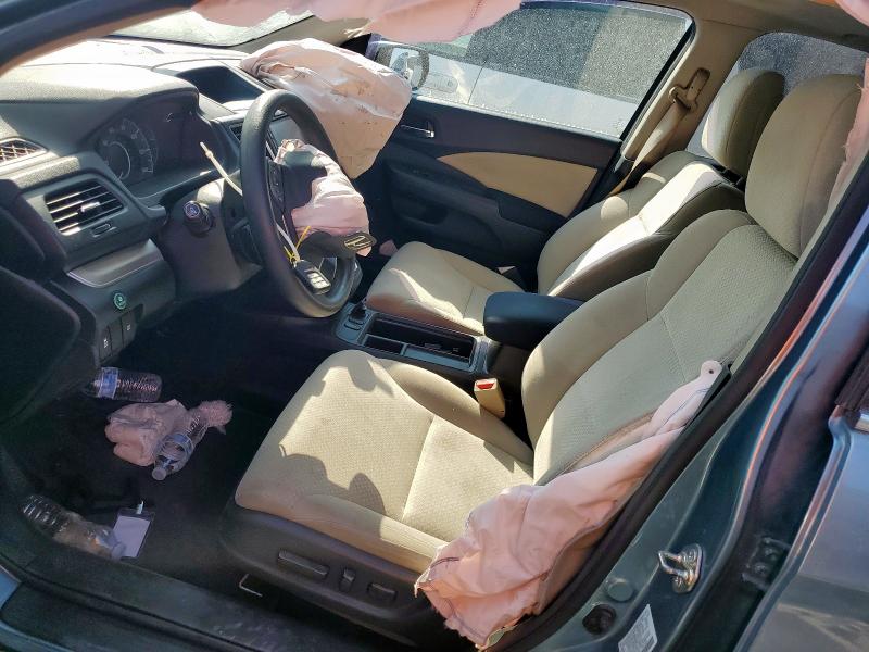 2HKRM3H51GH504440 - 2016 HONDA CR-V EX BLUE photo 7