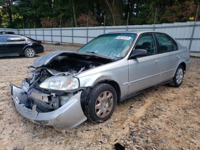 2HGEJ6617XH539860 - 1999 HONDA CIVIC BASE SILVER photo 1