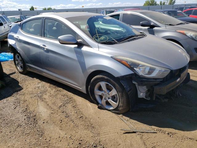 5NPDH4AE4FH548235 - 2015 HYUNDAI ELANTRA SE SILVER photo 4