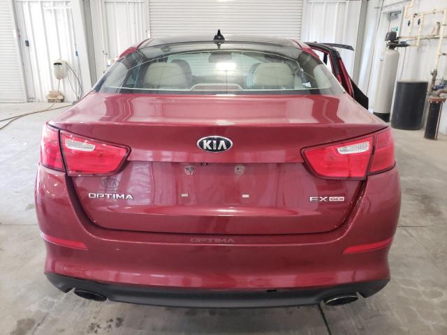 5XXGN4A72EG292453 - 2014 KIA OPTIMA EX RED photo 6