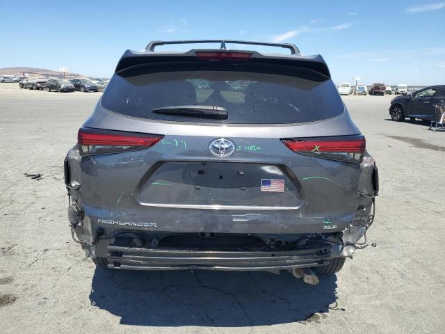5TDGZRAH8NS546692 - 2022 TOYOTA HIGHLANDER XLE 灰色 照片 6