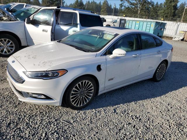 3FA6P0PU6HR120000 - 2017 FORD FUSION SE PHEV WHITE photo 1