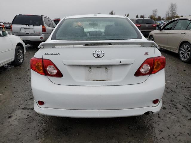 1NXBU40E09Z044162 - 2009 TOYOTA COROLLA BASE WHITE photo 6