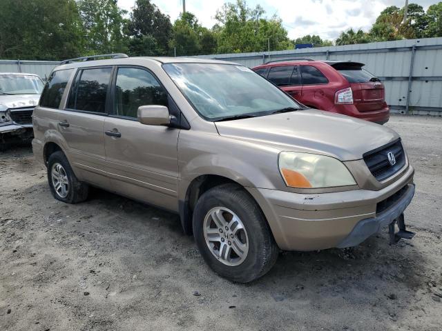 2HKYF18474H562615 - 2004 HONDA PILOT EX BEIGE photo 4