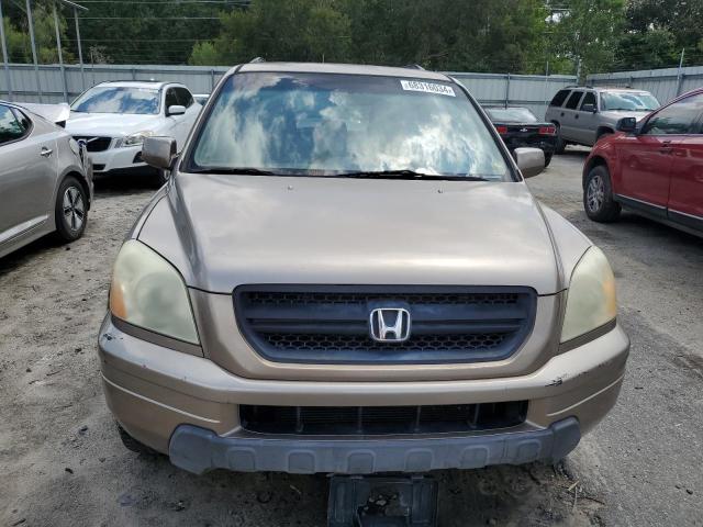 2HKYF18474H562615 - 2004 HONDA PILOT EX BEIGE photo 5