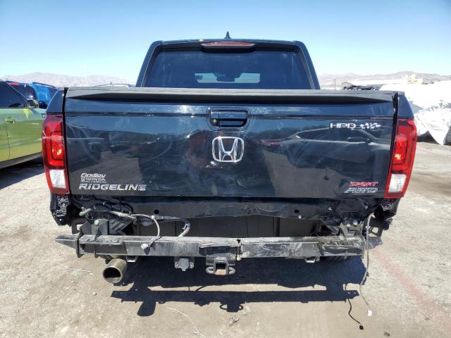 5FPYK3F15MB000833 - 2021 HONDA RIDGELINE SPORT BLACK photo 6