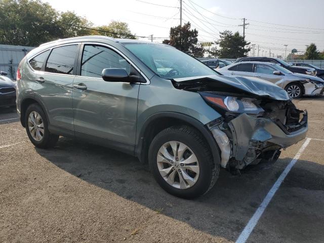 5J6RM4H75CL011240 - 2012 HONDA CR-V EXL TEAL photo 4