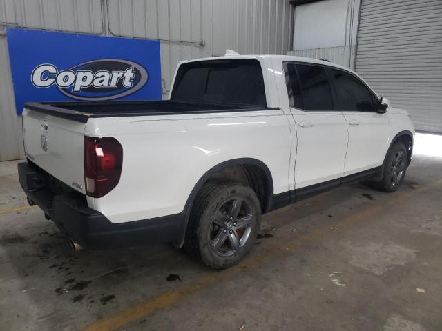 5FPYK3F57NB007416 - 2022 HONDA RIDGELINE RTL Weiß Foto 3