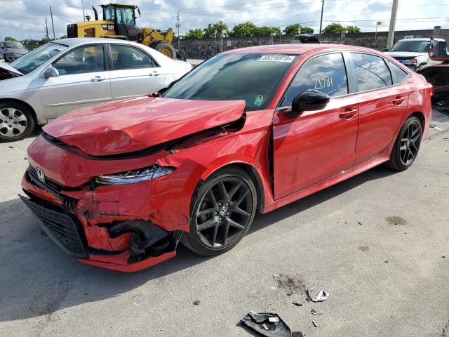 2HGFE2F56NH590588 - 2022 HONDA CIVIC SPORT 红色 照片 1