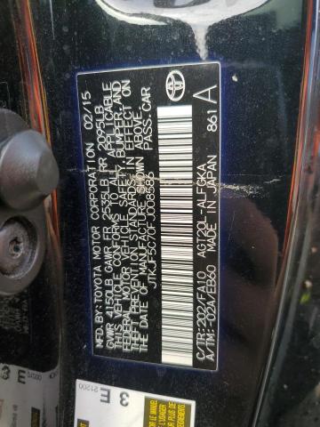 JTKJF5C70FJ008586 - 2015 TOYOTA SCION TC შავი ფოტო 13