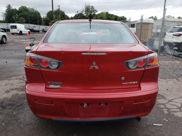 JA32U2FU7BU018623 - 2011 MITSUBISHI LANCER ES/ES SPORT RED photo 6