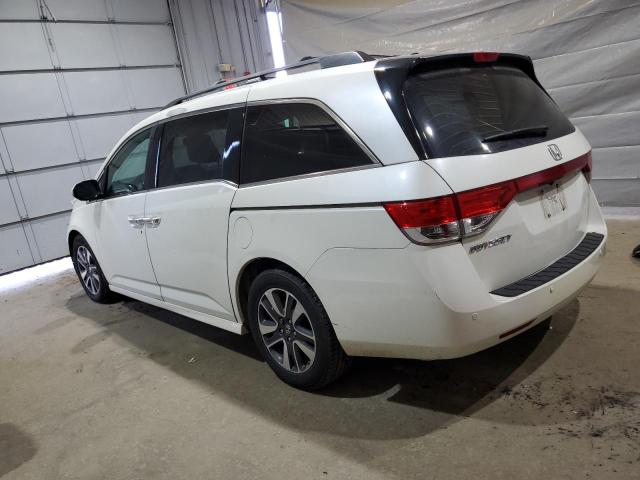 5FNRL5H95EB021370 - 2014 HONDA ODYSSEY TOURING WHITE photo 2