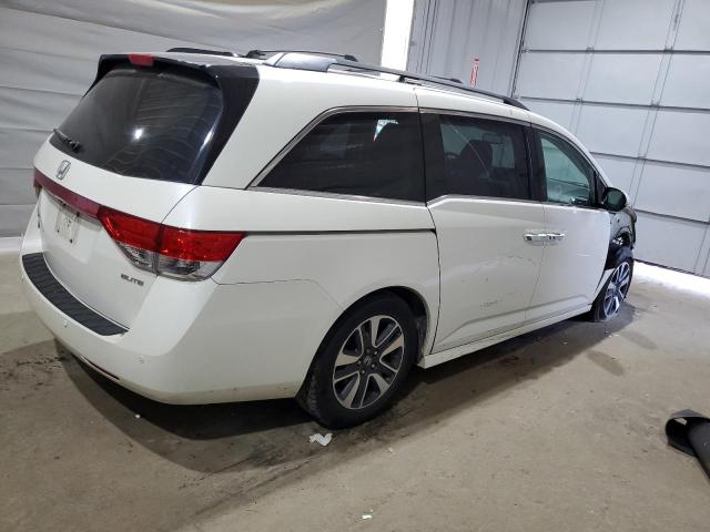 5FNRL5H95EB021370 - 2014 HONDA ODYSSEY TOURING WHITE photo 3