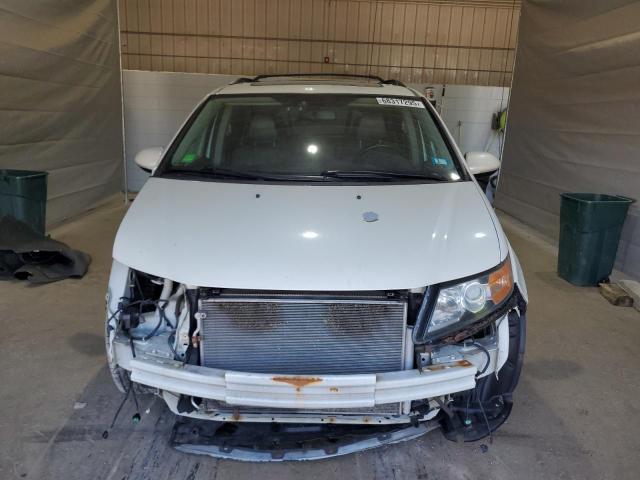 5FNRL5H95EB021370 - 2014 HONDA ODYSSEY TOURING WHITE photo 5