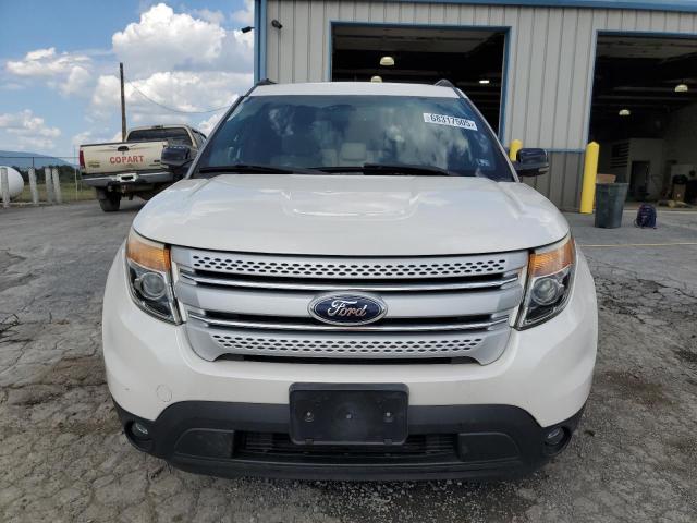 1FMHK8D84CGA70488 - 2012 FORD EXPLORER XLT WHITE photo 5