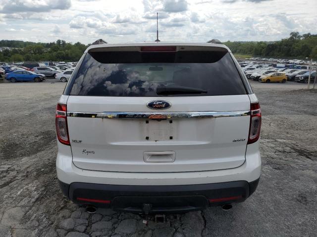 1FMHK8D84CGA70488 - 2012 FORD EXPLORER XLT WHITE photo 6