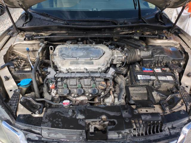1HGCR3F83DA037983 - 2013 HONDA ACCORD EXL 棕色 照片 11