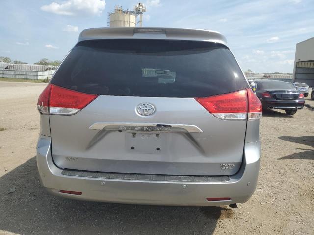 5TDDK3DCXCS044249 - 2012 TOYOTA SIENNA XLE GRAY photo 6