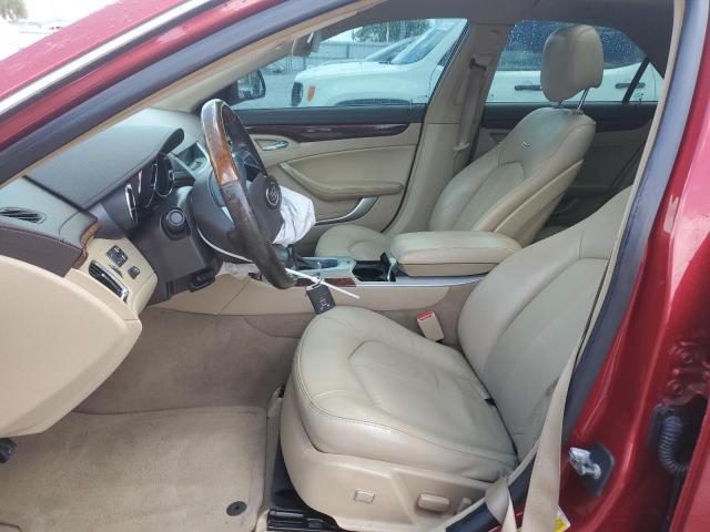 1G6DF577490137121 - 2009 CADILLAC CTS RED photo 7