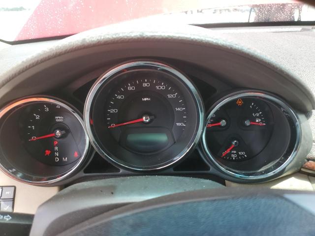 1G6DF577490137121 - 2009 CADILLAC CTS RED photo 9