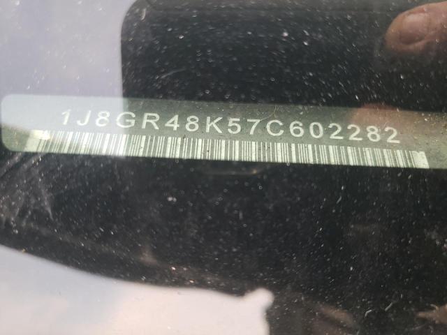 1J8GR48K57C602282 - 2007 JEEP GRAND CHER LAREDO 黑色 照片 12