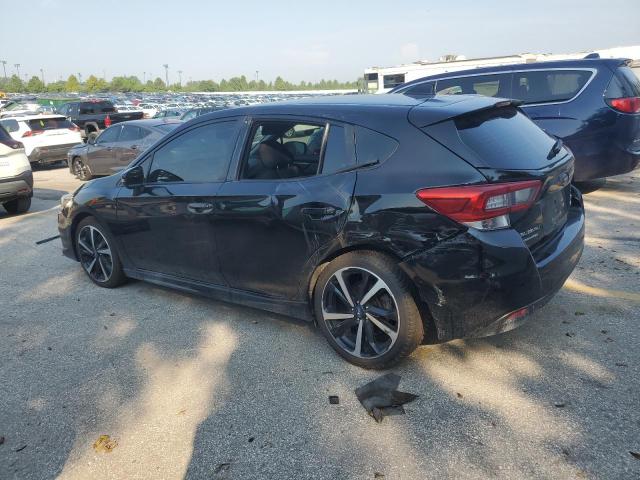 4S3GTAM6XM3703717 - 2021 SUBARU IMPREZA SPORT BLACK photo 2