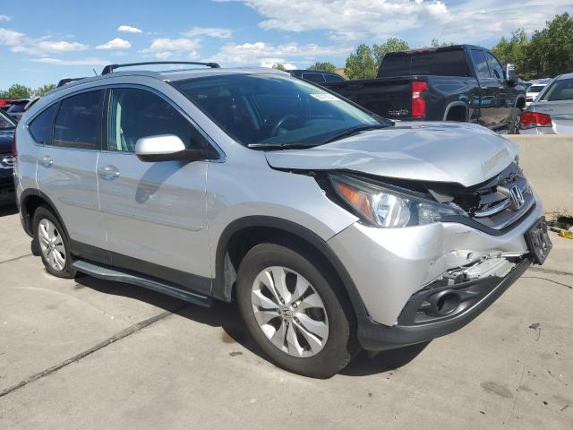 2HKRM4H79EH607528 - 2014 HONDA CR-V EXL SILVER photo 4