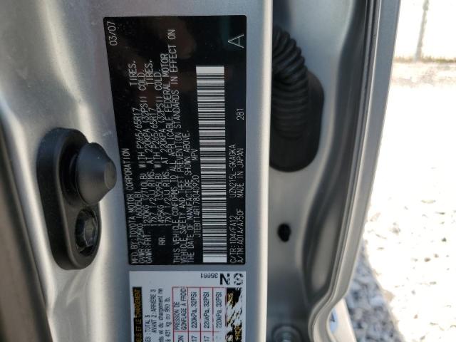 JTEBT14R178040920 - 2007 TOYOTA 4RUNNER SR5 银色 照片 13