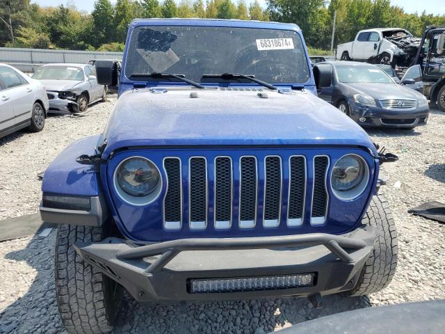 1C4HJXEN1JW311092 - 2018 JEEP WRANGLER U SAHARA BLUE photo 5