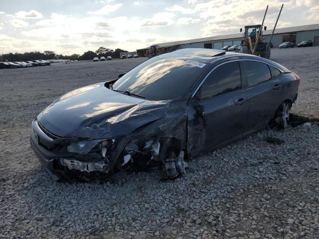 19XFC1F7XLE021851 - 2020 HONDA CIVIC EXL BLUE photo 1