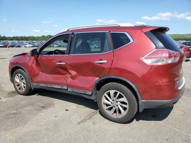 5N1AT2MV7EC873646 - 2014 NISSAN ROGUE S BURGUNDY photo 2