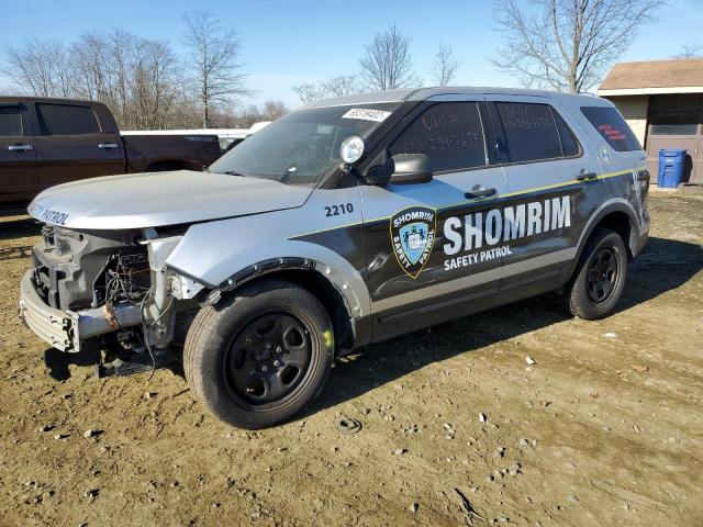 1FM5K8AR6HGB82720 - 2017 FORD EXPLORER POLICE INTERCEPTOR SILVER photo 1