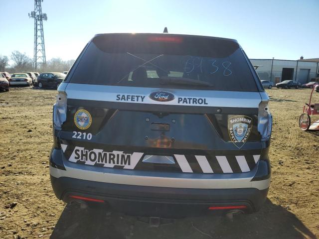 1FM5K8AR6HGB82720 - 2017 FORD EXPLORER POLICE INTERCEPTOR SILVER photo 6