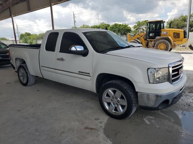 1GTR1VE07CZ173573 - 2012 GMC SIERRA C1500 SLE WHITE photo 4