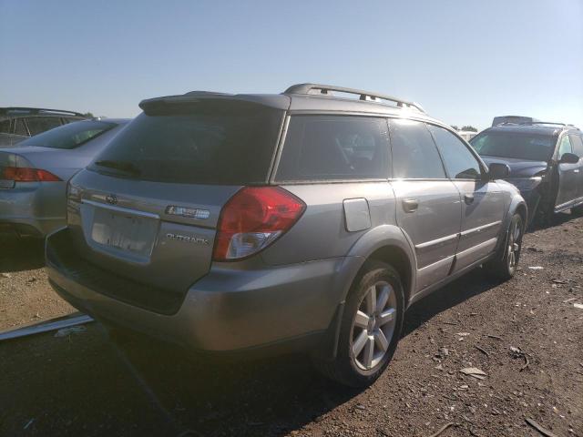 4S4BP61C297314927 - 2009 SUBARU OUTBACK 2.5I GRAY photo 3