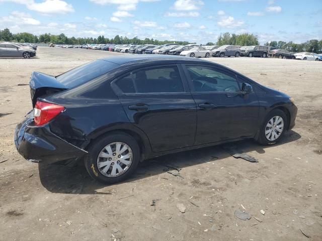 19XFB2F59CE106946 - 2012 HONDA CIVIC LX BLACK photo 3